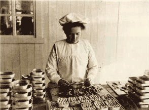 mujer trabajando