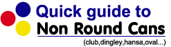 non round cans